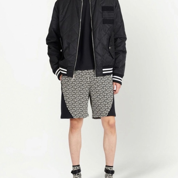 Balmain reversable quilted bomber jacket - Picture 12 of 14